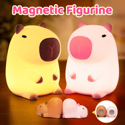 MeWaii® Limited💓 Pink Capybara Squishy Night Light - Perfect Gift for Kids and Girls
