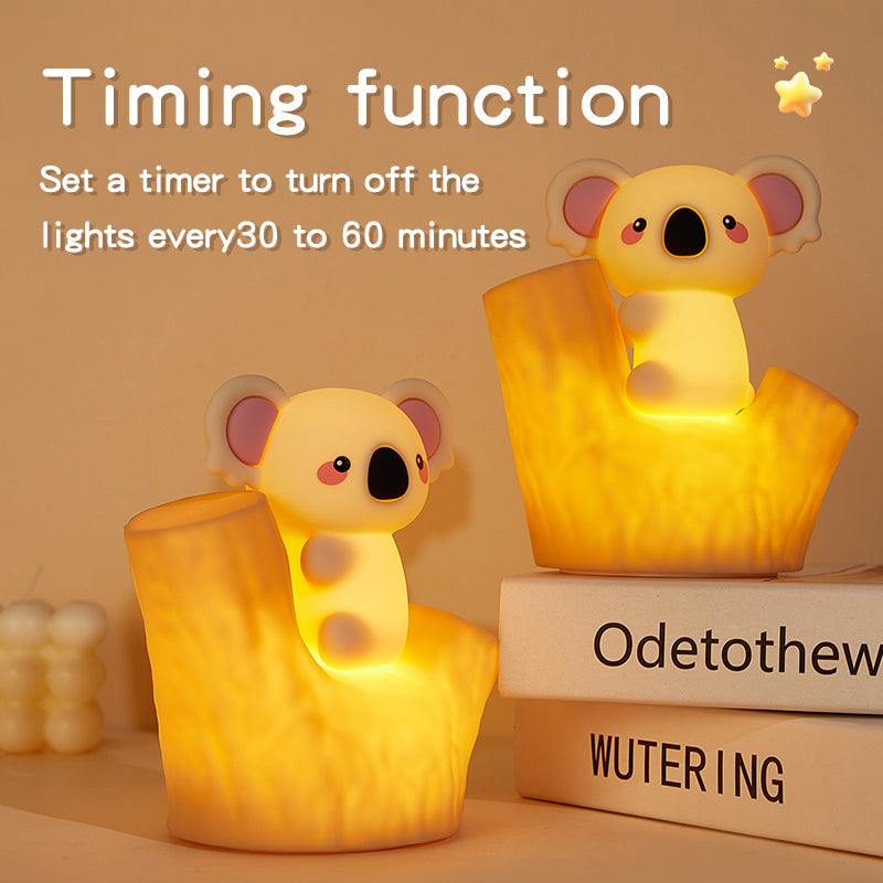 MeWaii® Mini Koala on Tree Branch Silicone Squishy Night Light Cute Perfect Gift