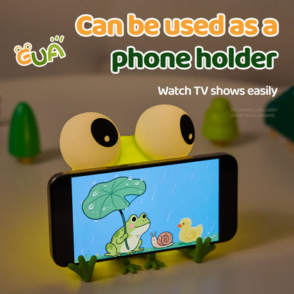 MeWaii® Frog Big-Eyed Adorable Small Silicone Squishy Night Light Perfect Gift
