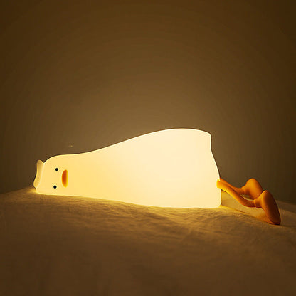 MeWaii® Cute Duck LED Squishy Night Light For Gift USB Rechargeable Duck Lamp