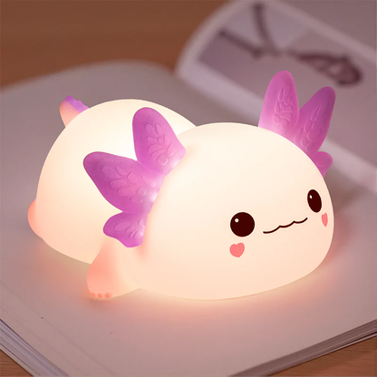 MeWaii® Highland Cow with Hair Silicone Squishy LED Night Light - Perfect Gift for Kids and Girls