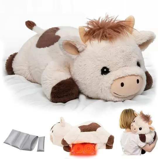 Highland Cow Weighted Heated Plush