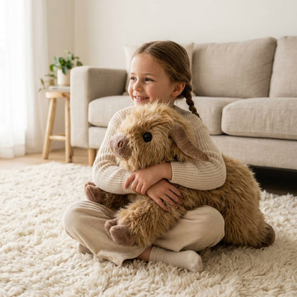 Highland Cow Weighted Heated Plush